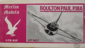 MERLIN 1/72 07 BOULTON PAUL P.IIIA